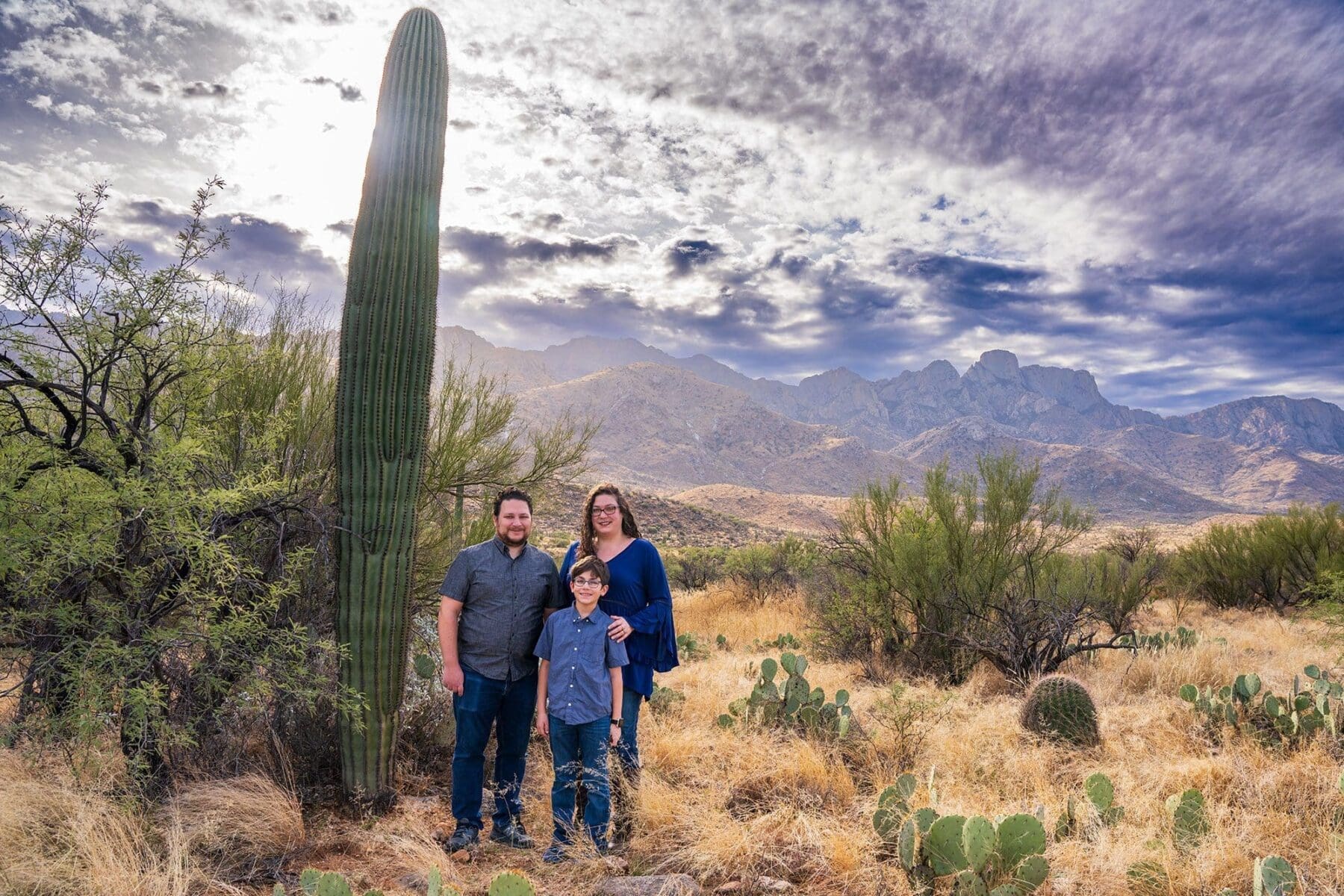 Photo from Shannon’s Family Portrait Session at Catalina State Park