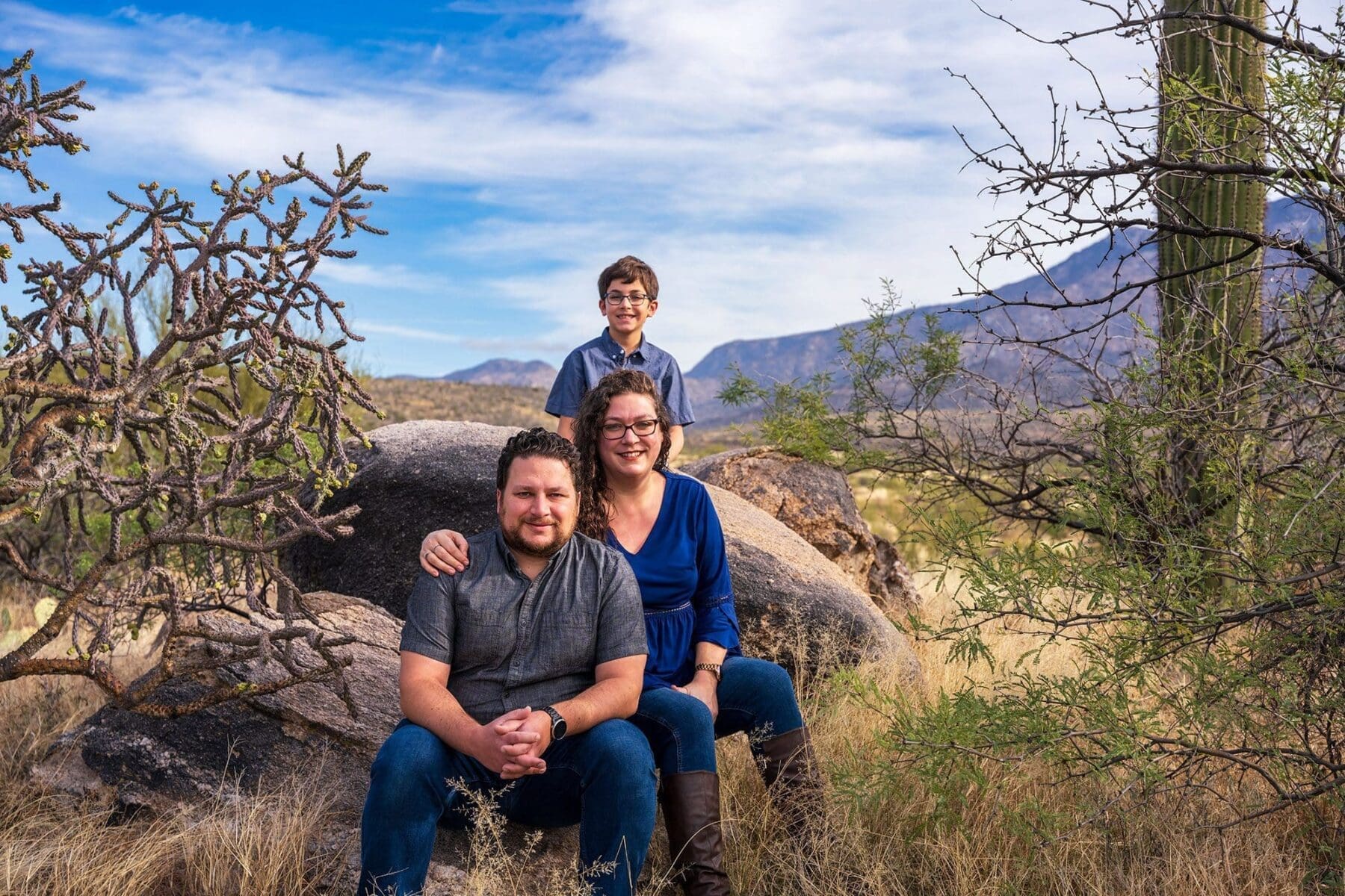 Photo from Shannon’s Family Portrait Session at Catalina State Park