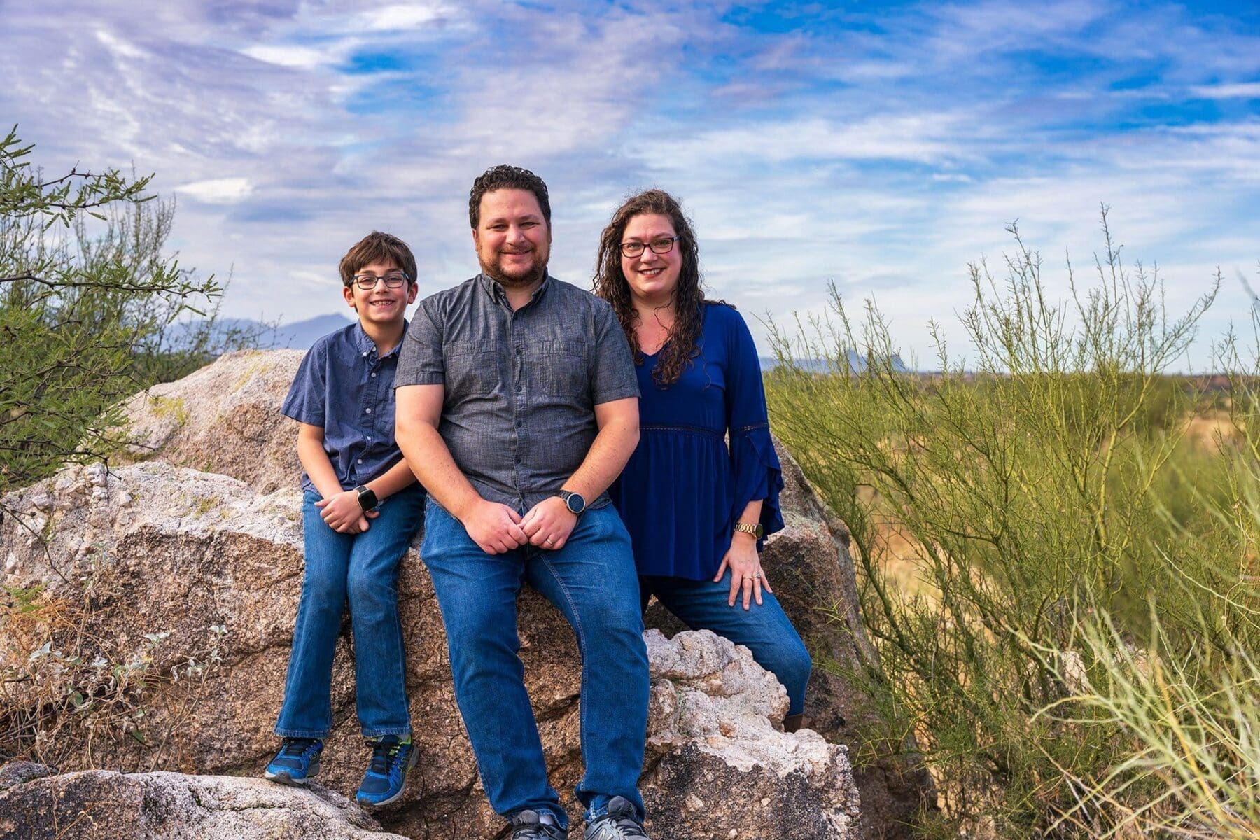 Photo from Shannon’s Family Portrait Session at Catalina State Park