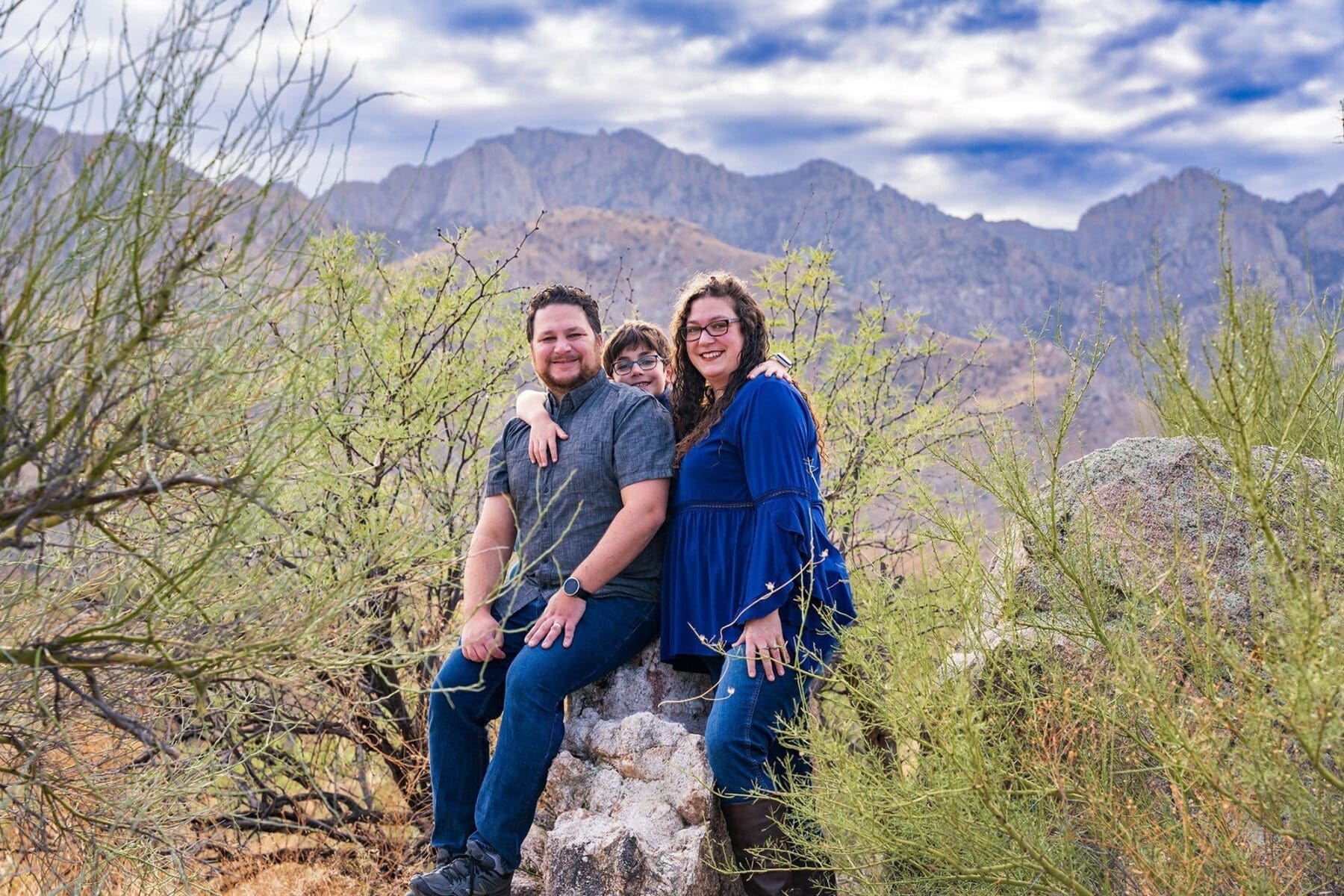 Photo from Shannon’s Family Portrait Session at Catalina State Park