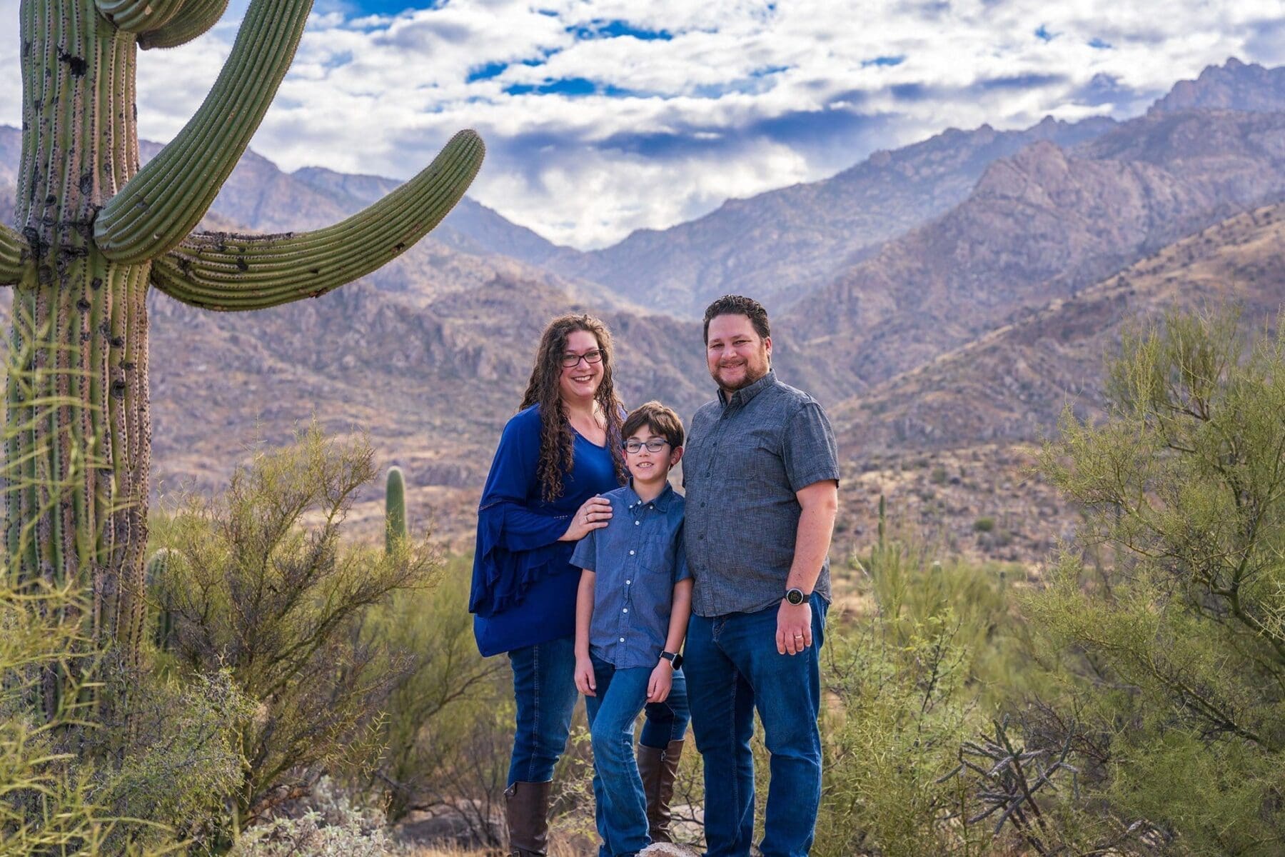 Photo from Shannon’s Family Portrait Session at Catalina State Park