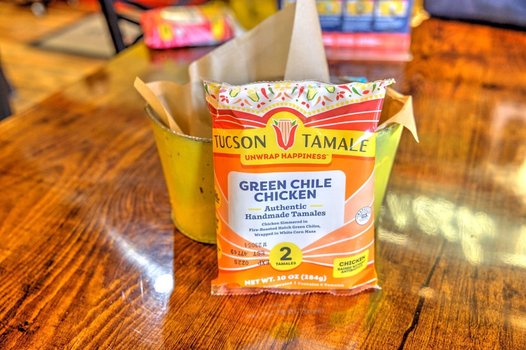 Green Chile Chicken Tamales Upright Package ΓÇö Tucson, Arizona