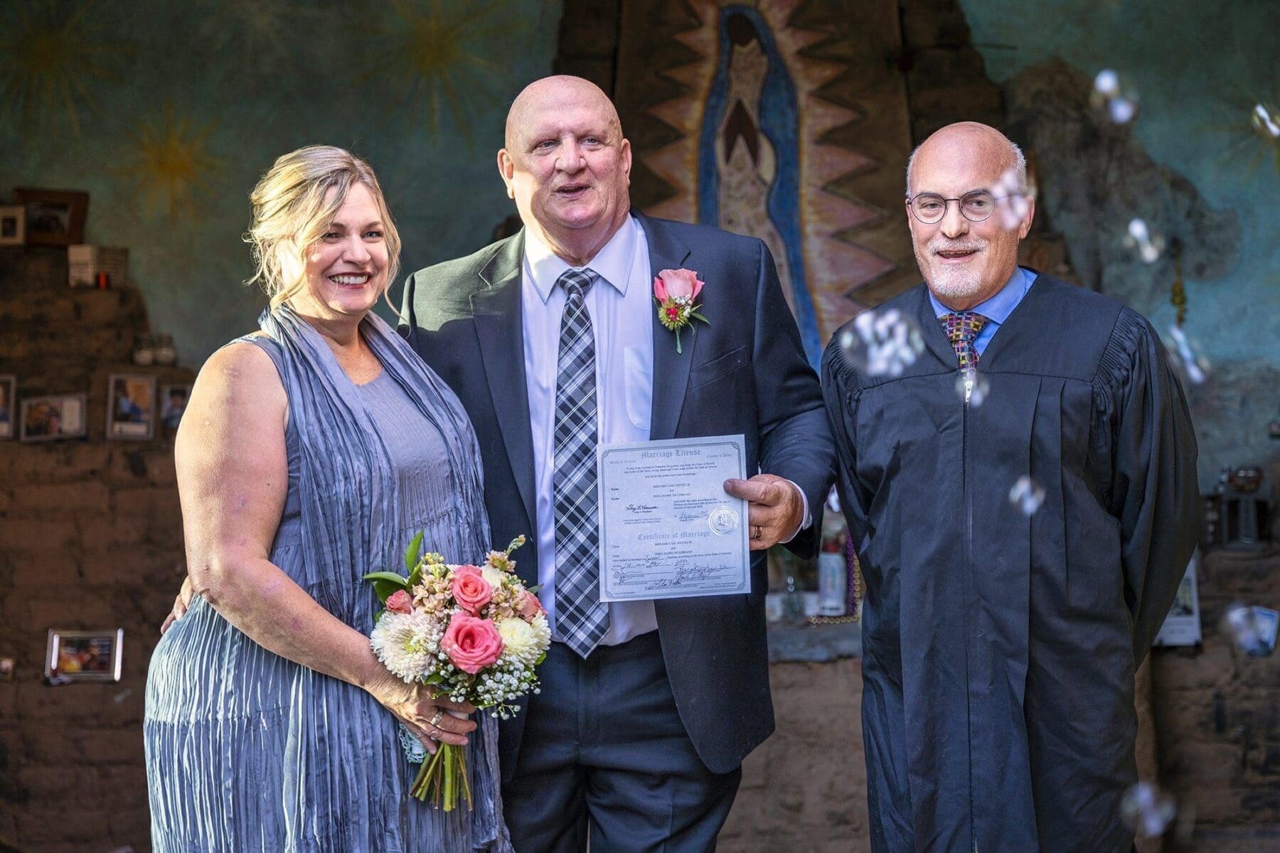 Wedding Couple with Signed Document ΓÇö DeGrazia Gallery in the Sun, Tucson, Arizona