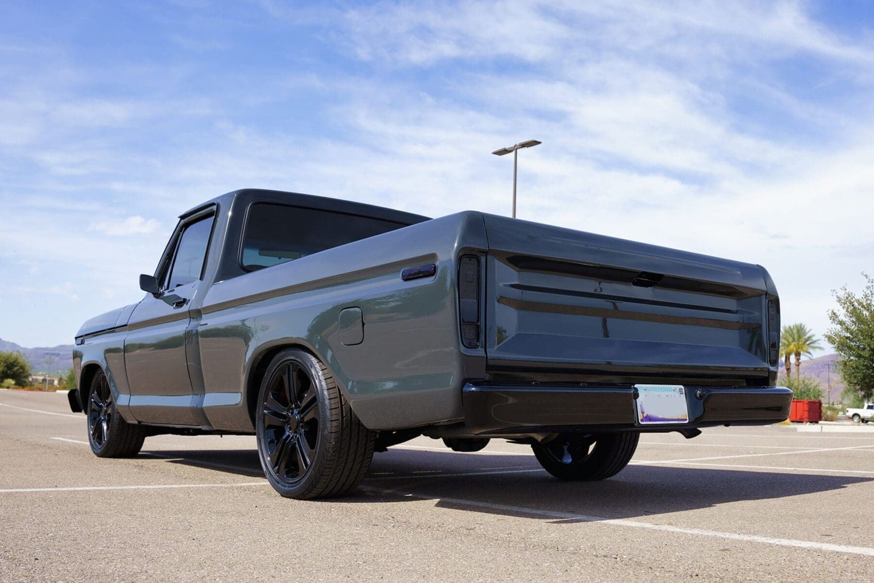 Low Rear View of Ford F-100